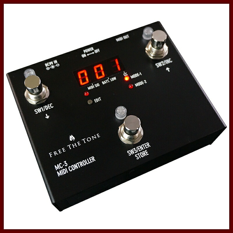 楽天市場】Free The Tone MIDI CONTROLLER MC-3 《プログラマブルMIDI
