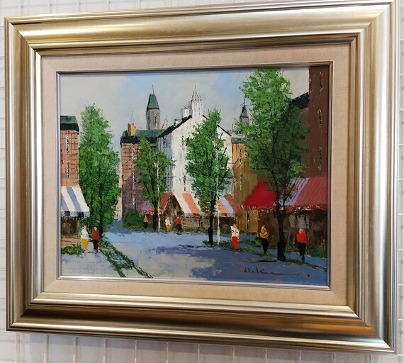 楽天市場】「街角の風景」（パリ・フェロヌリ通り）黒沢久（F6サイズ