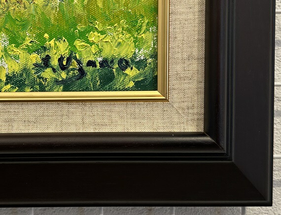 楽天市場】上高地 羽沢清水 F6サイズ油彩画・油絵・直筆油彩画・日本