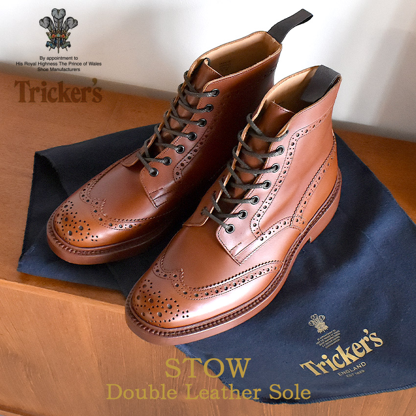 楽天市場】トリッカーズ ストウ TRICKER'S TRICKERS メンズ ダブル