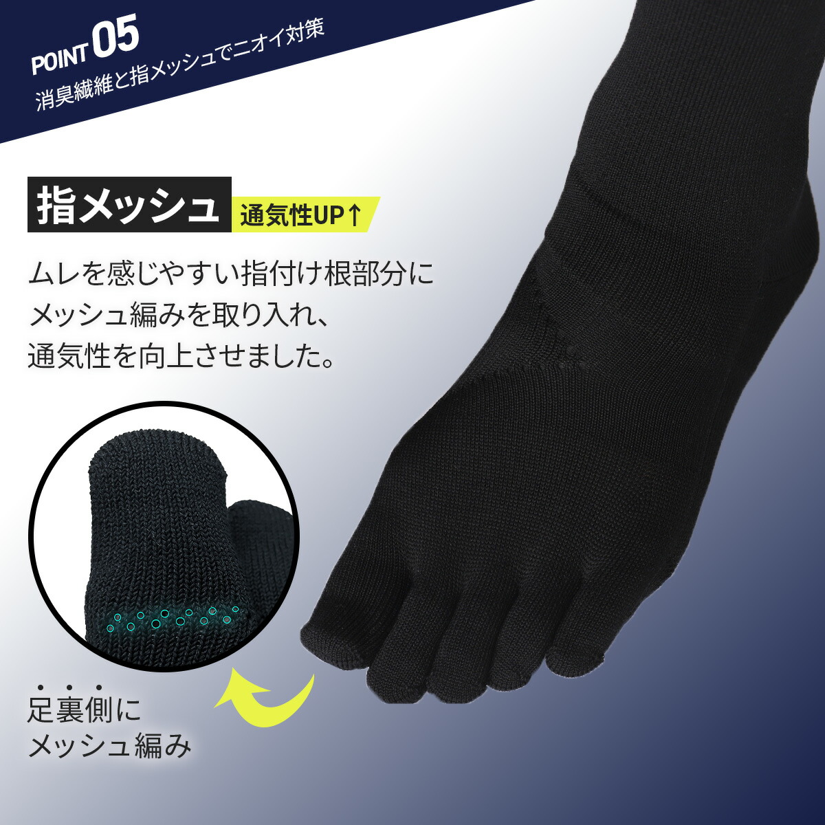 楽天市場】【公式 TABIO SPORTS】 for ビジネス 五本指 ソックス 25