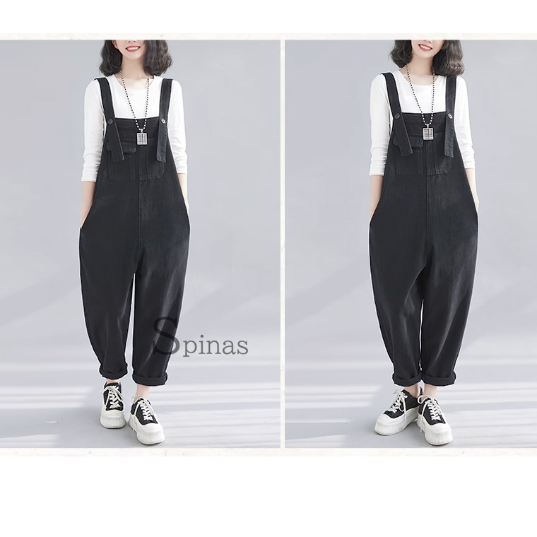 楽天市場】お洒落なイメージが付くサロペット 40代 50代