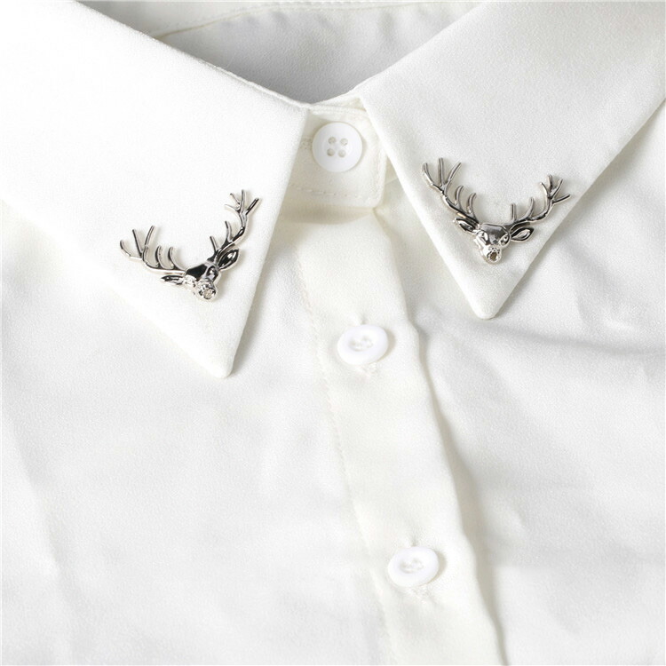 楽天市場】お手持ちのシャツの襟に付けるだけで華やかに！2組セット