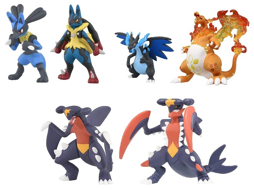 ポケモン ルカリオ・メガルカリオ 4点セット ルカリオがメガシンカした