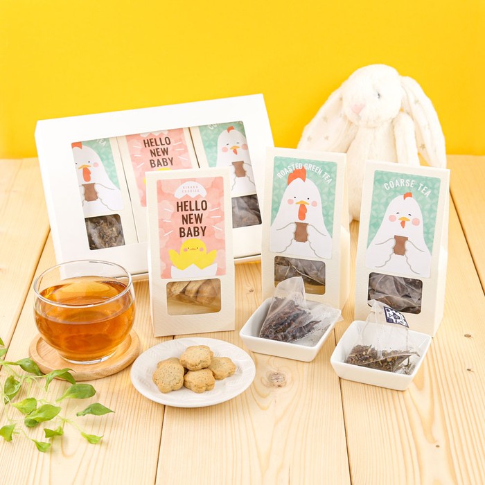 楽天市場】お茶 ギフト【お茶とお菓子のHELLO BABYギフトセット
