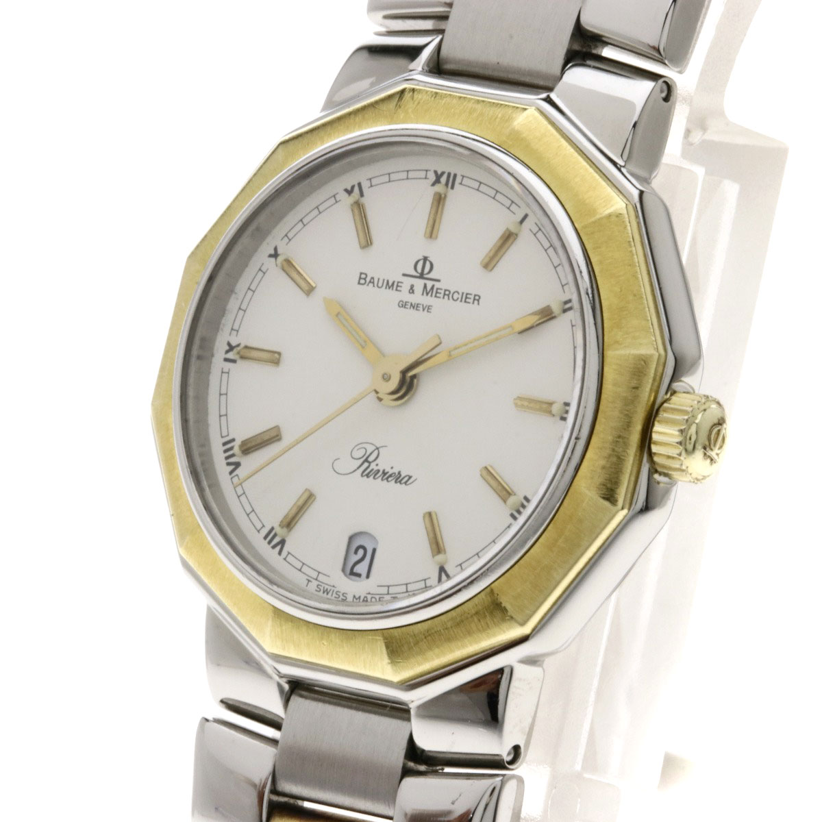 楽天市場】ボーム＆メルシェ 5231.3 リビエラ 腕時計 ステンレス