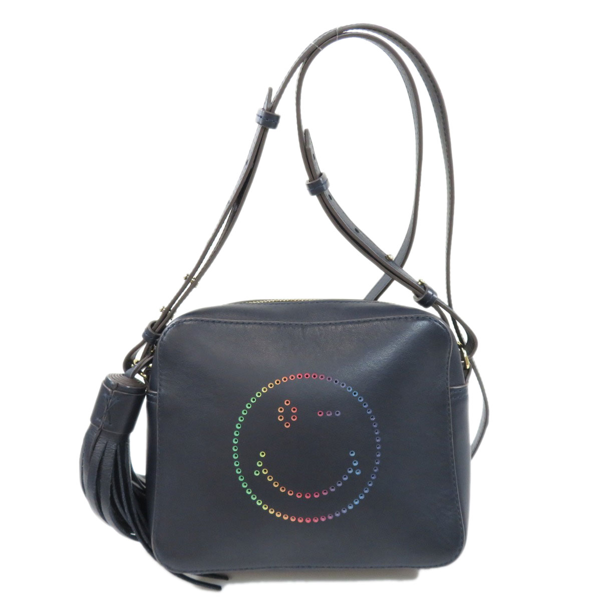 楽天市場】アニヤ・ハインドマーチ スマイルモチーフ ショルダーバッグ