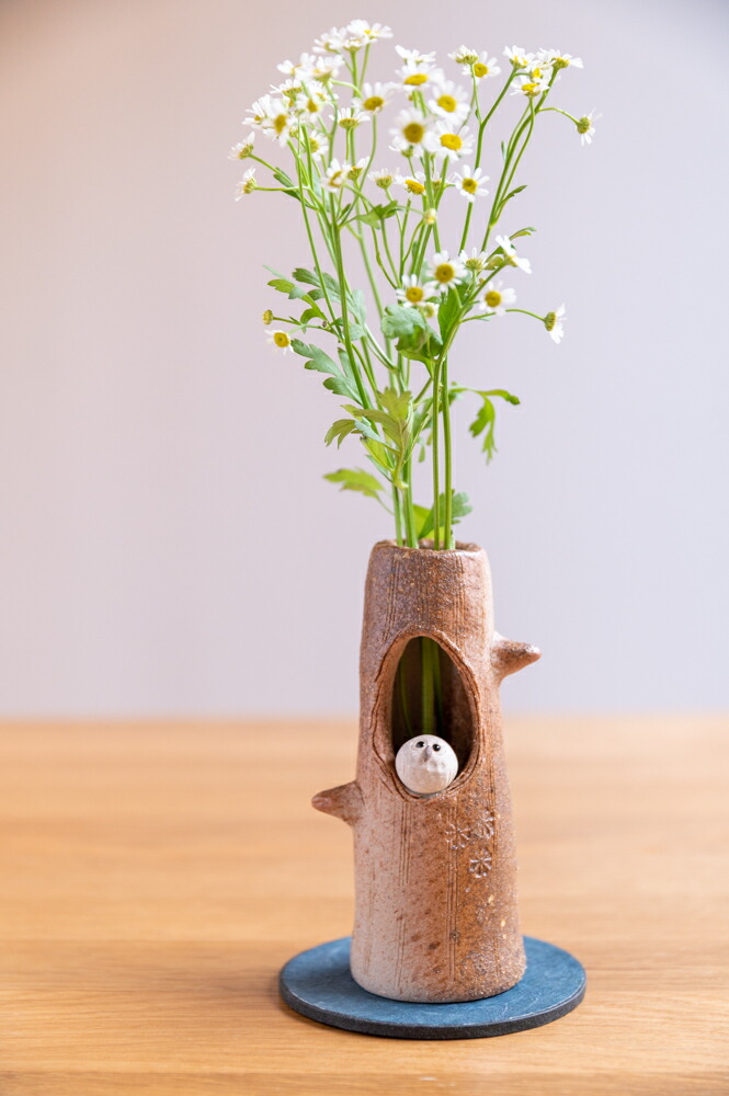 楽天市場】信楽焼 一輪挿し 花瓶 花器 フラワーベース おしゃれ 陶器