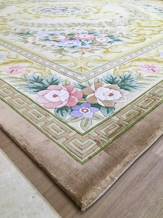 段通 かなり汚れてます。 花と鳥の刺繍 グレーのラグ 楽天市場】【中国