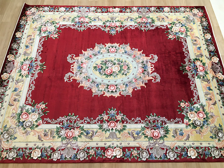 楽天市場】【中国段通 シルク 約6畳用 美術柄 33】絨毯(じゅうたん