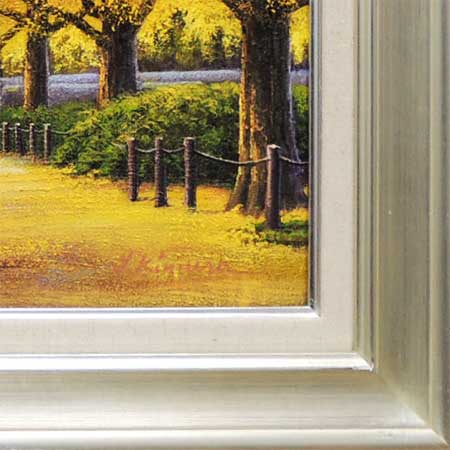 楽天市場】絵画 油絵 神宮外苑いちょう並木 F30号 （木村由記夫） 送料