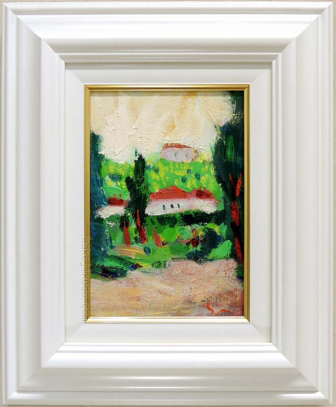 楽天市場】絵画 油絵 佐藤徹 プロヴァンス 送料無料 【肉筆】【油絵