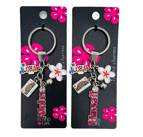 楽天市場】○o。ハワイ直輸入 ハワイアン Hawaii Aloha キーリング