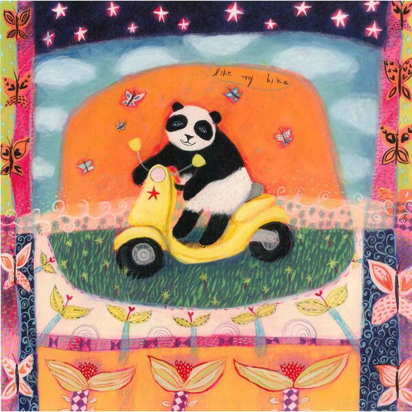 カレンホイプティング 185 ベビーパンダのバスタイム 絵画 カレンホイ