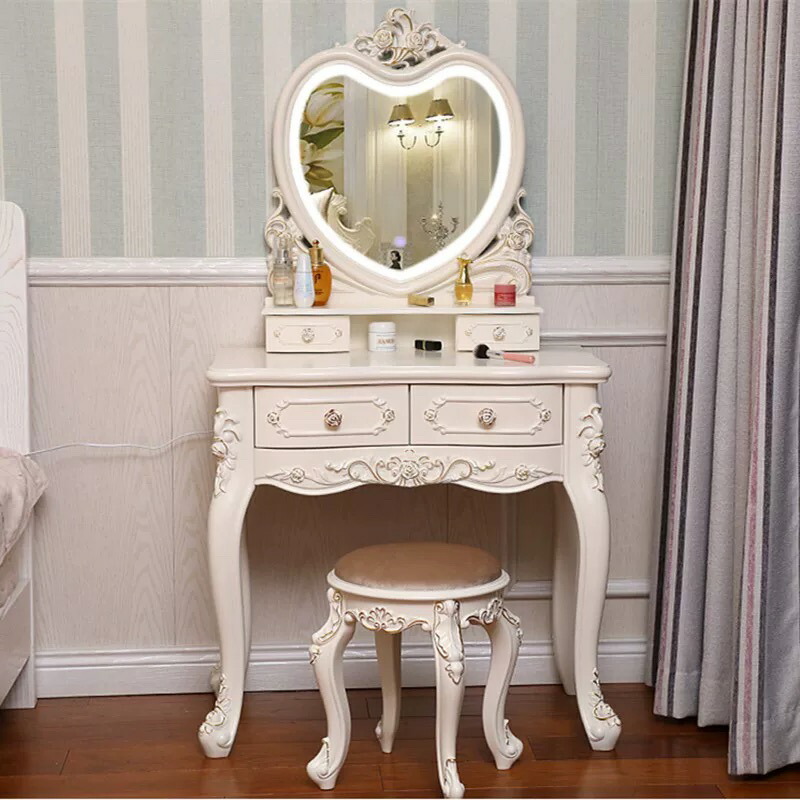 楽天市場】期間限定クーポン配布中 化粧台 ドレッサー アンティーク風