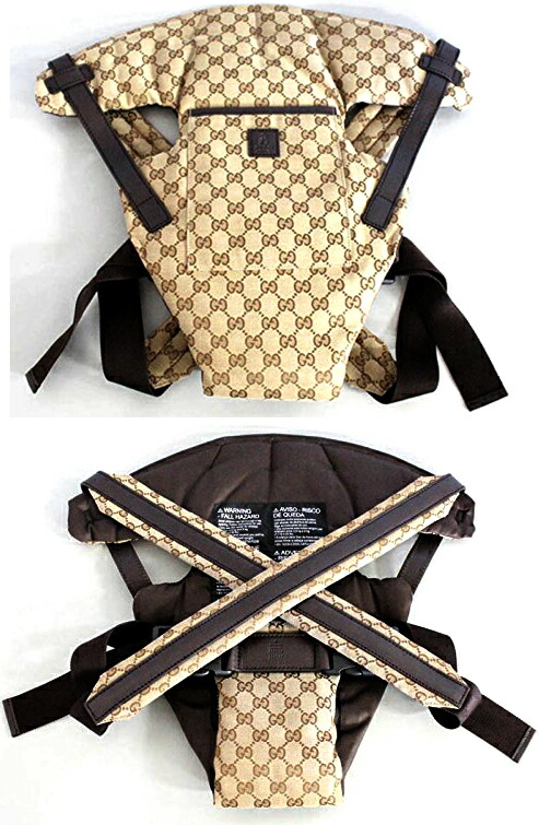 楽天市場】GUCCI グッチGGファブリック 抱っこ紐アップリケ 鳥 ベビー