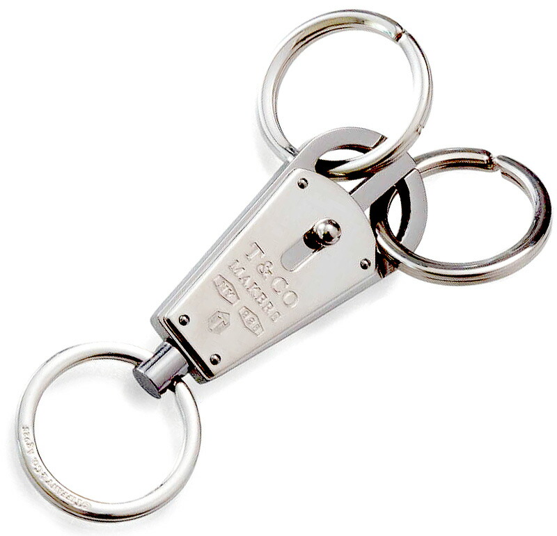 楽天市場】Tiffany&Co. ティファニートリプルキーリング取り外し可能