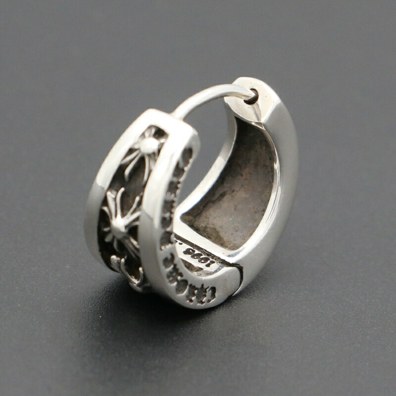 楽天市場】クロムハーツ【CHROMEHEARTS】 ナローVバンド ピアス / CHX