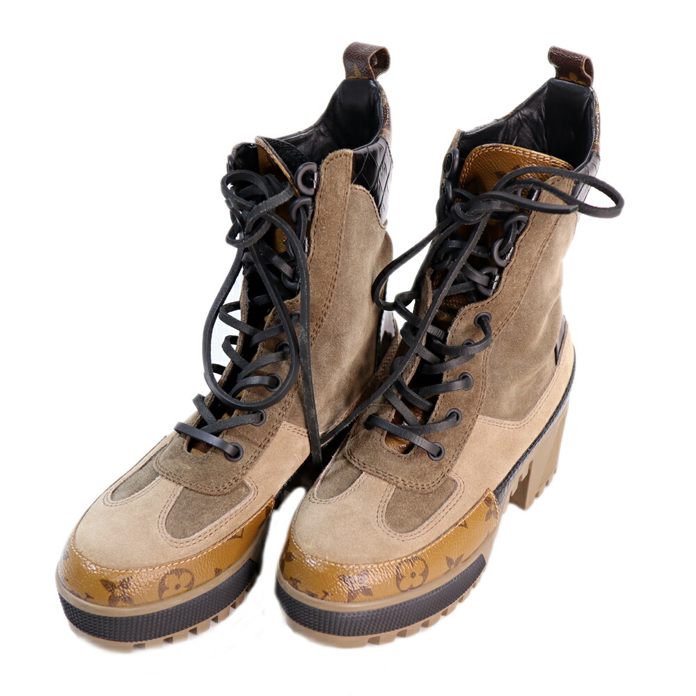 楽天市場】ルイヴィトン Louis Vuitton ローリエートライン ブーツ 約