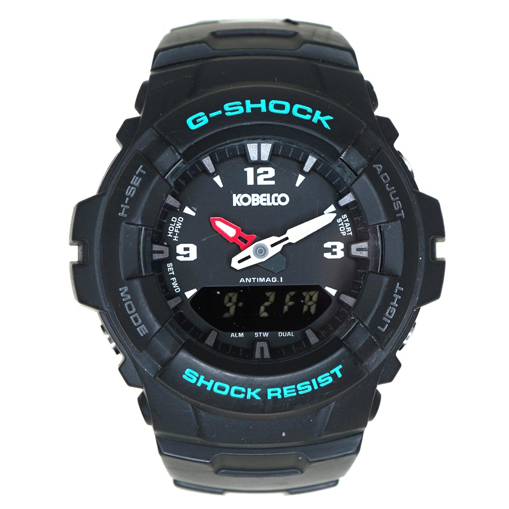 楽天市場】CASIO【カシオ】G-100 G-SHOCK KOBELCO コラボ 電池式