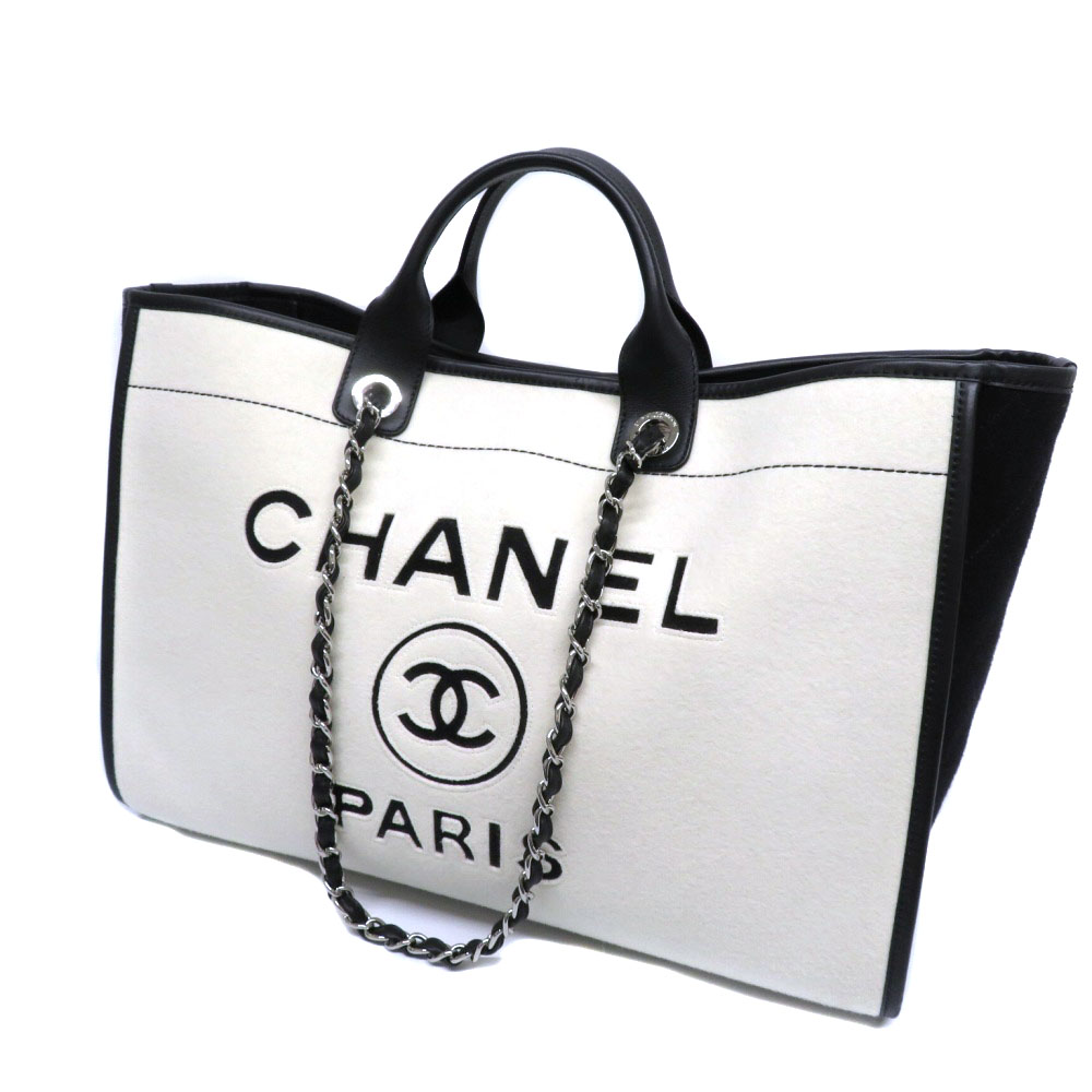 楽天市場】CHANEL 【シャネル】 ドーヴィル ラージ トートバッグ