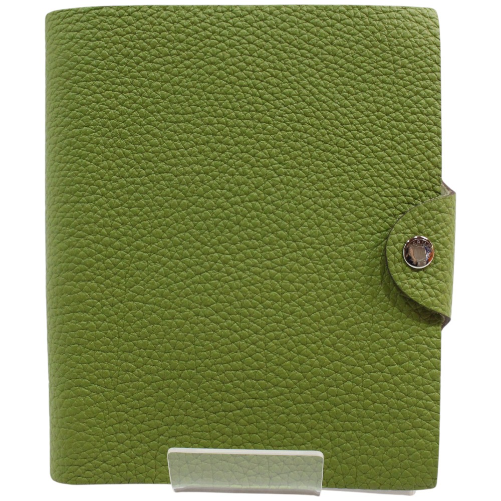 未使用！エルメス［ノート］シルク メモ帳 ブラジル 羽根柄 しおり