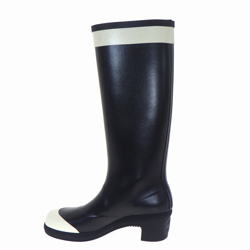 楽天市場】CHANEL シャネル ロングレインブーツ ココマーク ヒール