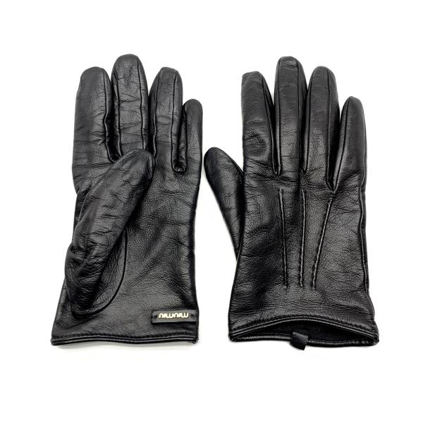 楽天市場】miu miu ミュウミュウ 5GG204 レザー 羊革 サイズ 7 1/2