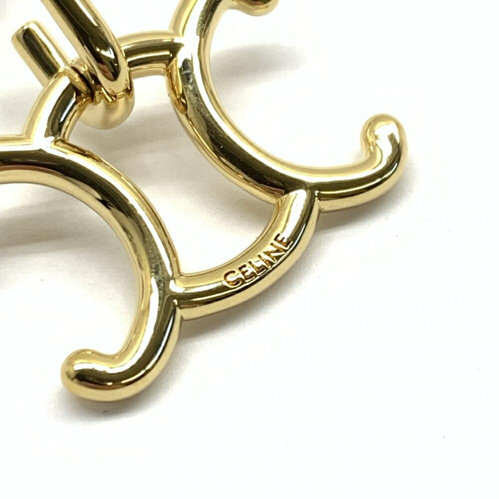 楽天市場】未使用 CELINE セリーヌ トリオンフ ロック ピアス ゴールド