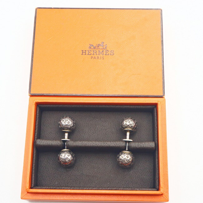 楽天市場】エルメス【Hermes】Hデザインカフス カフスボタン 約24.5g