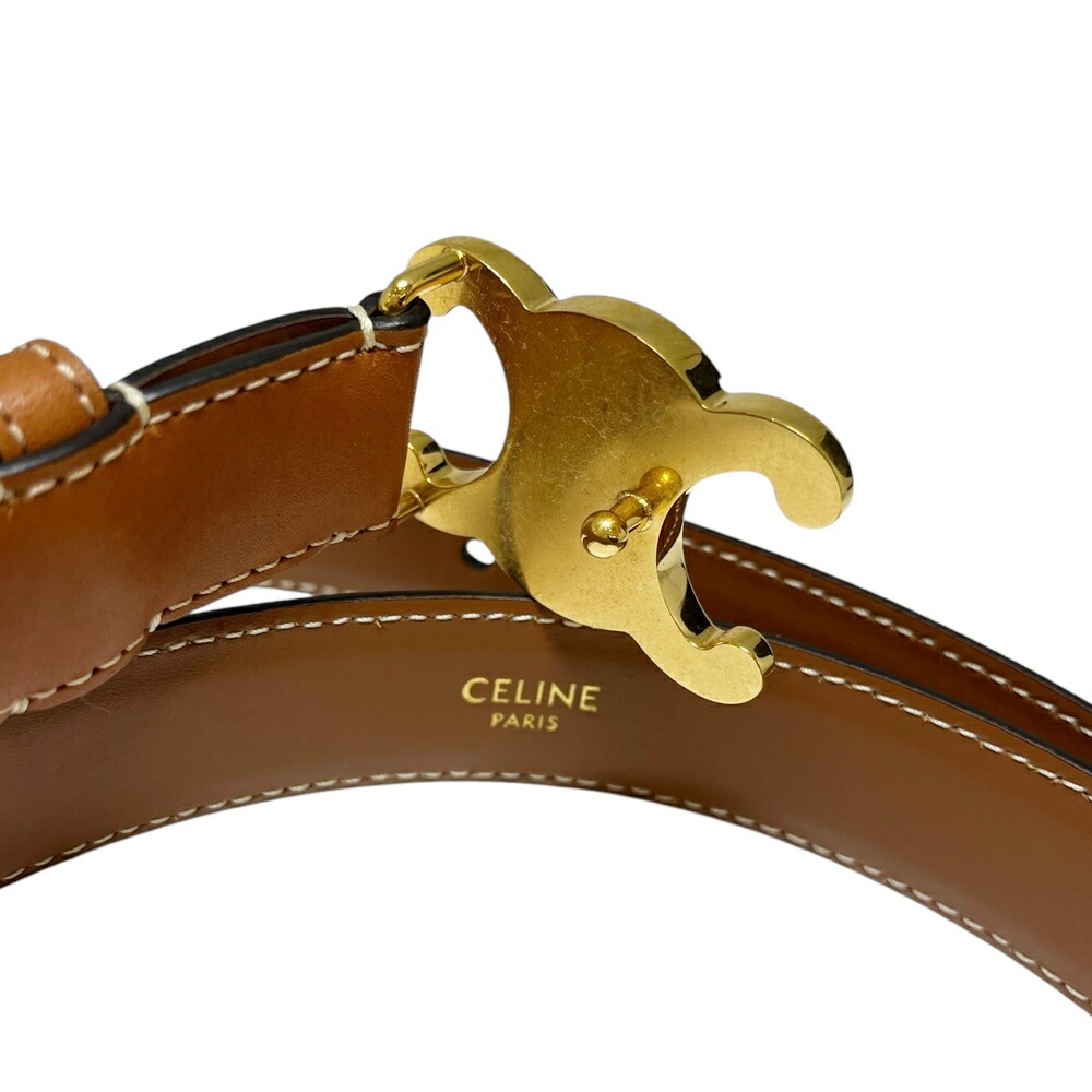 楽天市場】CELINE【セリーヌ】ティーン 13MM トリオンフ ベルト