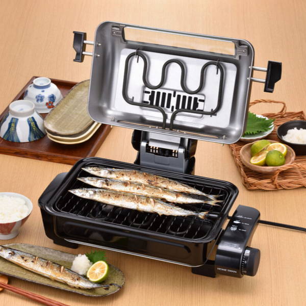 楽天市場】魚焼きグリル 電気フィッシュロースター 魚焼き器 両面焼き