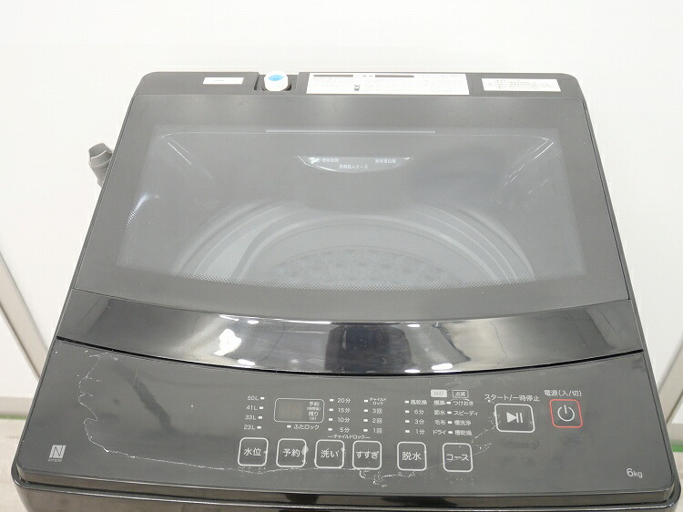 楽天市場】ニトリ製/2024年式/6kg/全自動洗濯機/NT60L1BK : 激安学生