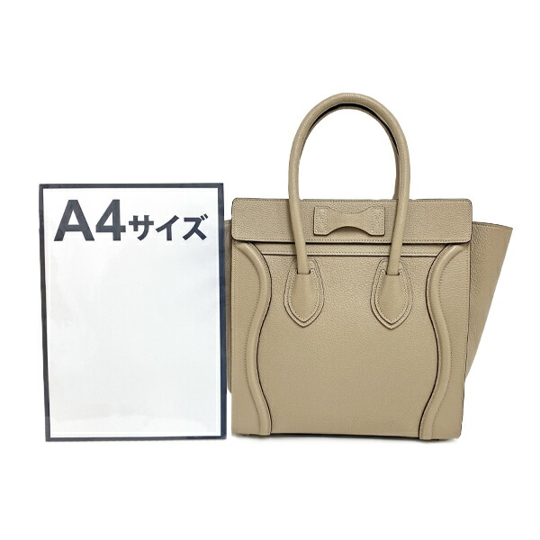 楽天市場】[中古] セリーヌ ラゲージ マイクロ ハンドバッグ トート