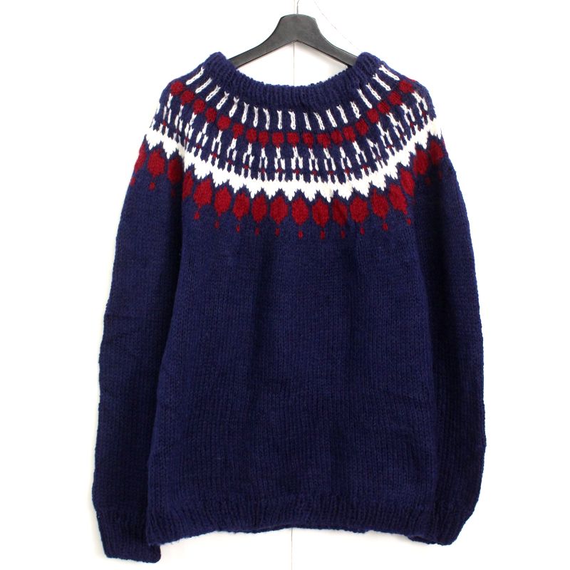 楽天市場】70s ヴィンテージ ノルディック柄 ウール ニットセーター