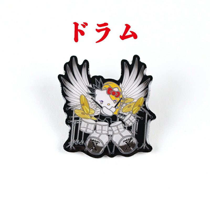 楽天市場】【メール便商品2個以上で送料無料！】yoshikitty ピンバッジ