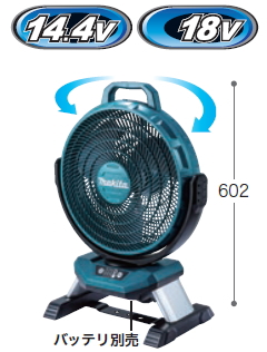 楽天市場】マキタ 扇風機 14.4/18V対応充電式産業扇 CF301DZ（本体のみ