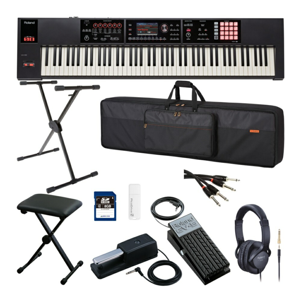 楽天市場】シンセサイザー Roland FA-08【Roland製 ケース付き純正