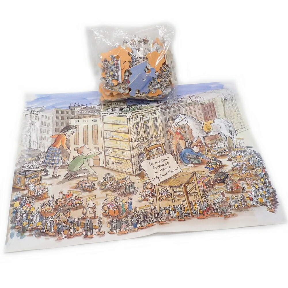 楽天市場】【☆貴重☆】HERMES エルメス『木製ジグソーパズル』 《ラ