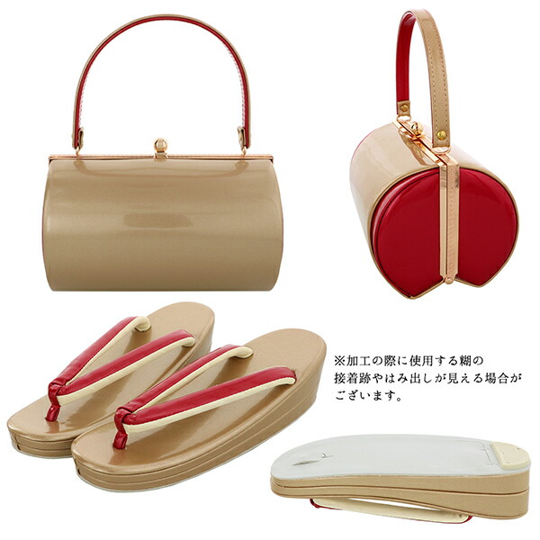 楽天市場】振袖 草履 バッグ 成人式 「バイカラー 全6色」 シンプルな