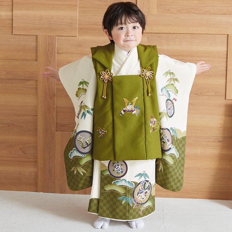 早い者勝ち！3歳男の子七五三 ハンドメイド着物 早い者勝ち！3歳男の子