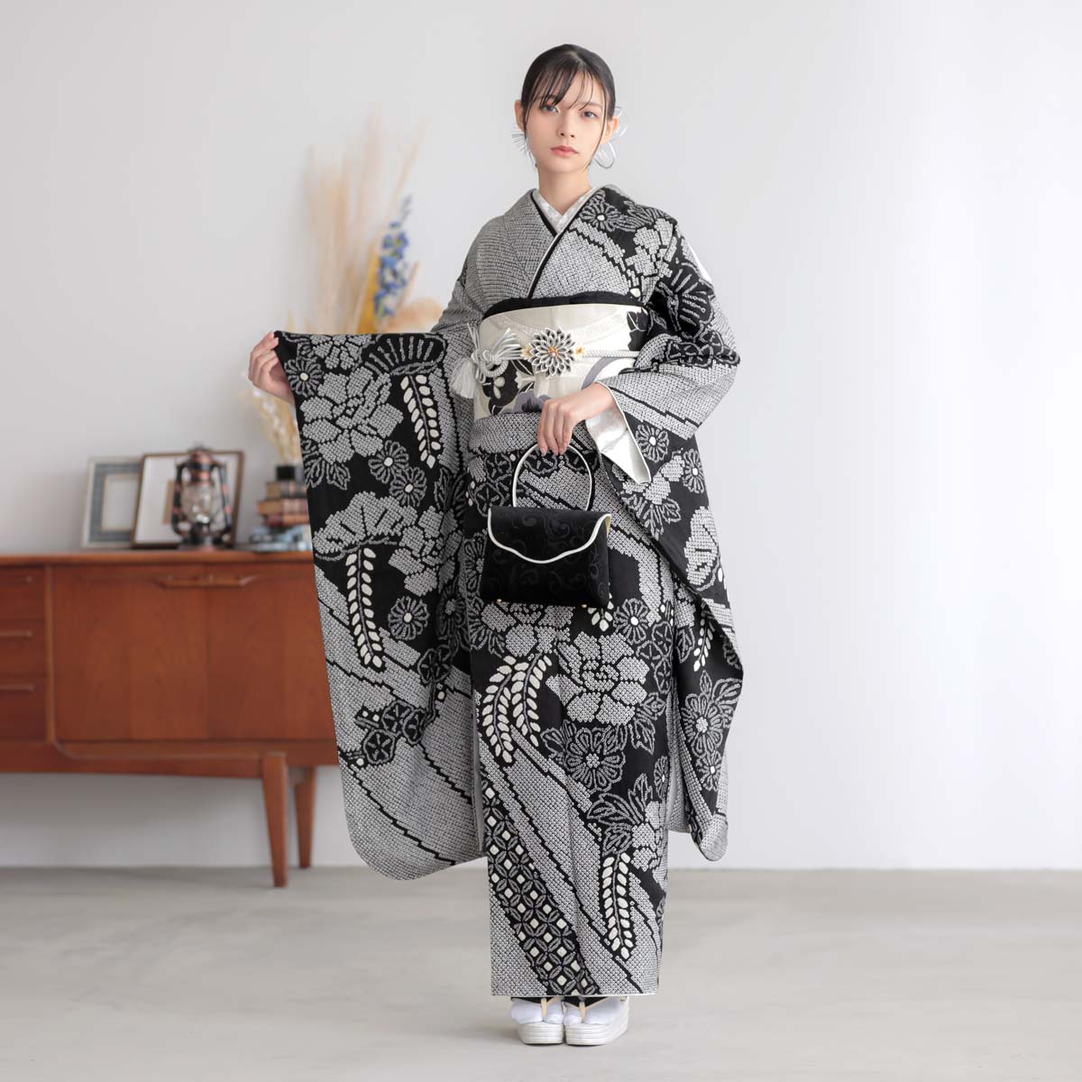 楽天市場】成人式早割クーポン10％オフ【振袖 レンタル】RS2182 正絹