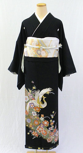 楽天市場】【レンタル 送料無料】 正絹黒留袖フルセット 「鳳凰に正倉