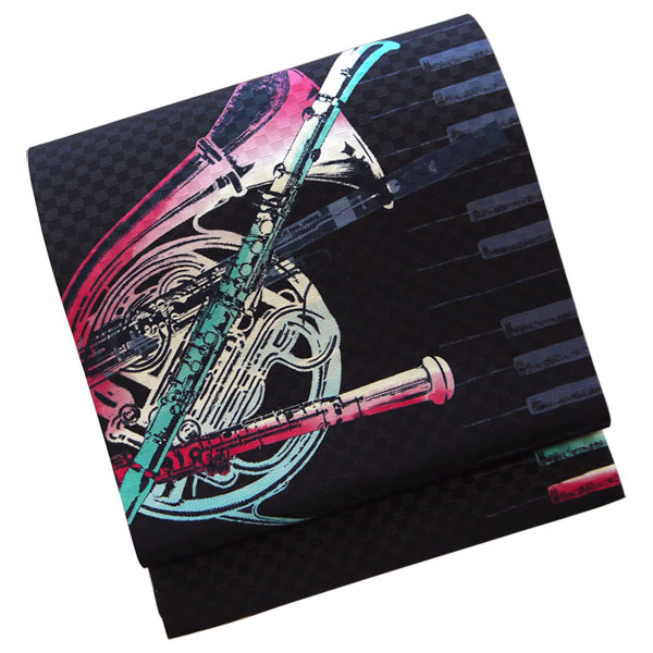 楽天市場】【送料無料】正絹 染京袋帯 お仕立て上り コンサート ジャズ