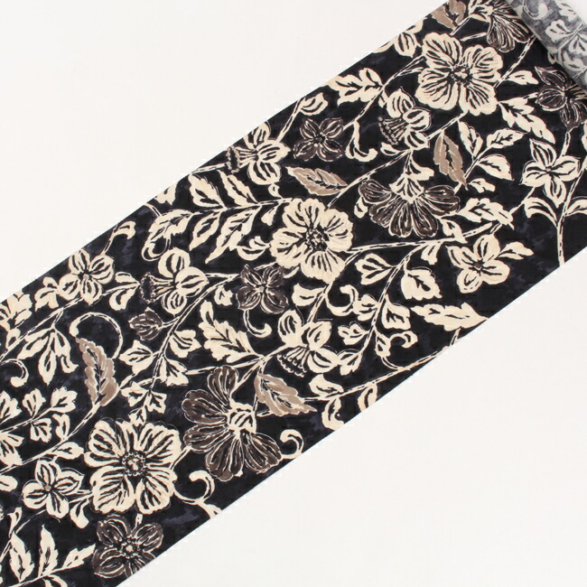 楽天市場】【3/4 20時〜☆20%OFF】【菱健】特選生紬染名古屋帯 洋花文