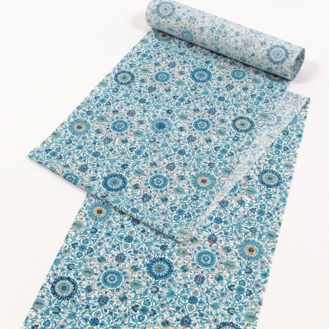 楽天市場】【3/4 20時〜☆20%OFF】特選 本カチン摺り友禅 更紗小紋着尺