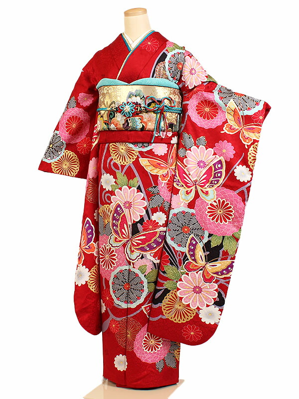 楽天市場】【レンタル】【成人式振袖レンタル Kansai(山本寛斎) 赤 菊
