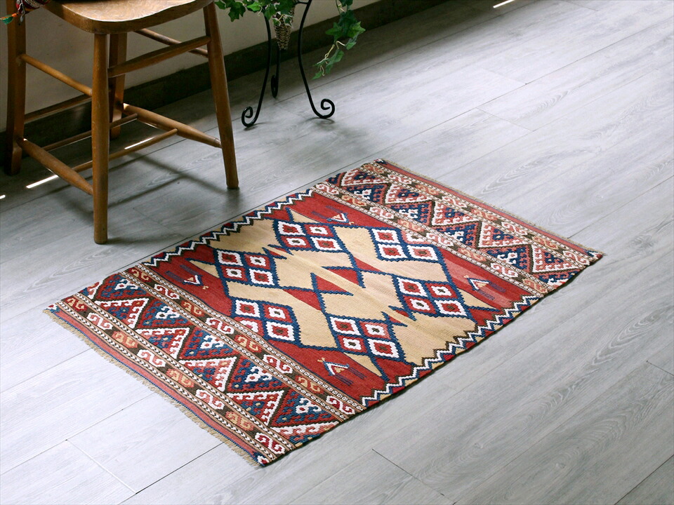 楽天市場】オールドキリム マナストゥル/ヤストゥク97×62cm