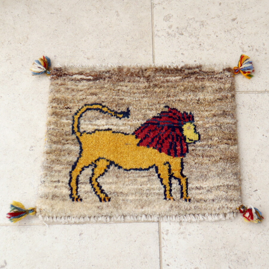 ケンケン様用 ギャベ イラン産 200×292 白 K-27 ケンケン様用 ギャベ