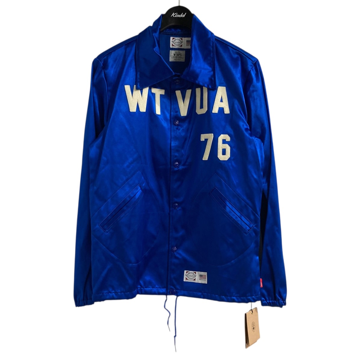 楽天市場】【中古】WTAPSコーチジャケット 142JEJD-JKM01 ブルー